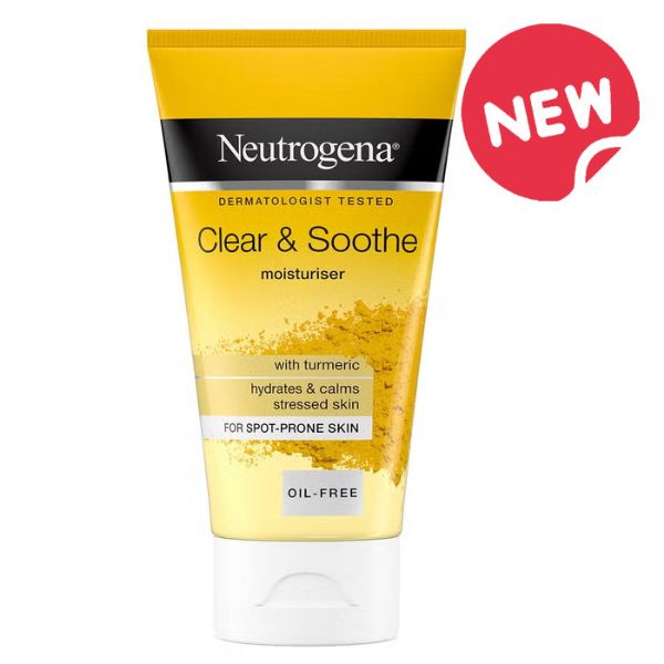NEUTROGENA CLEAR & SOOTHE FACE CREAM WITH TURMERIC, 75 ml