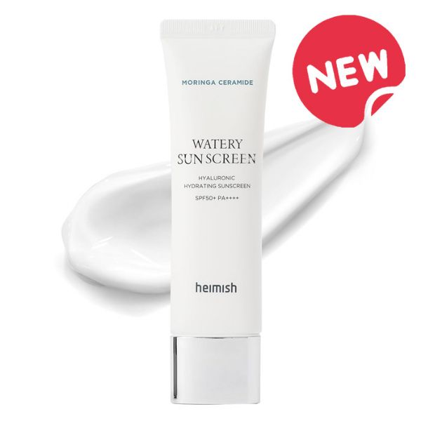HEIMISH MORINGA CERAMIDE HYALURONIC HYDRATING WATERY SUNSCREEN SPF FACE