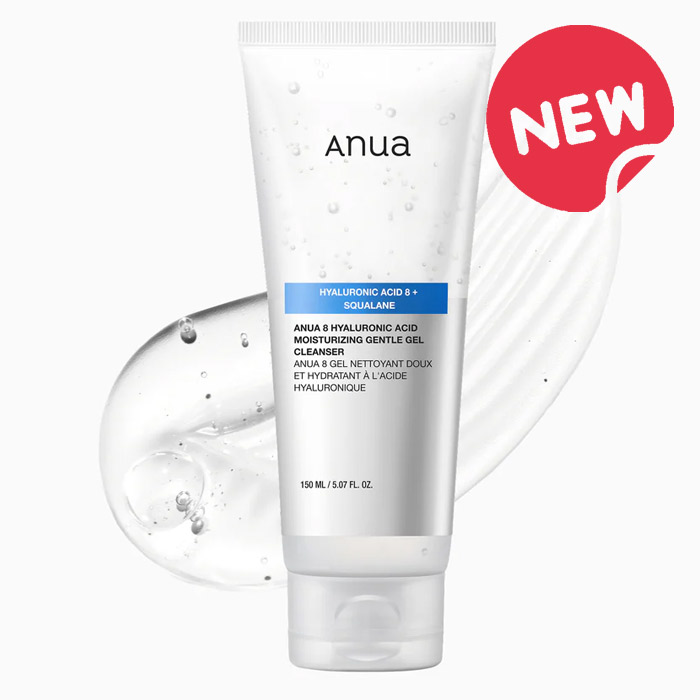 ANUA 8 HYALURONIC ACID MOISTURIZING GENTLE GEL CLEANSER  150 ml