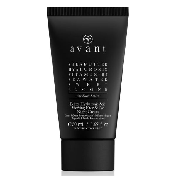 AVANT DELUXE HYALURONIC ACID VIVIFYING FACE & EYE NIGHT CREAM, 50 ml